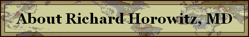 About Richard Horowitz, MD