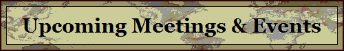 Upcoming Meetings & Events