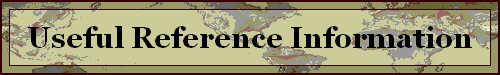 Useful Reference Information